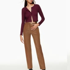 Aritzia Vegan Leather Pants