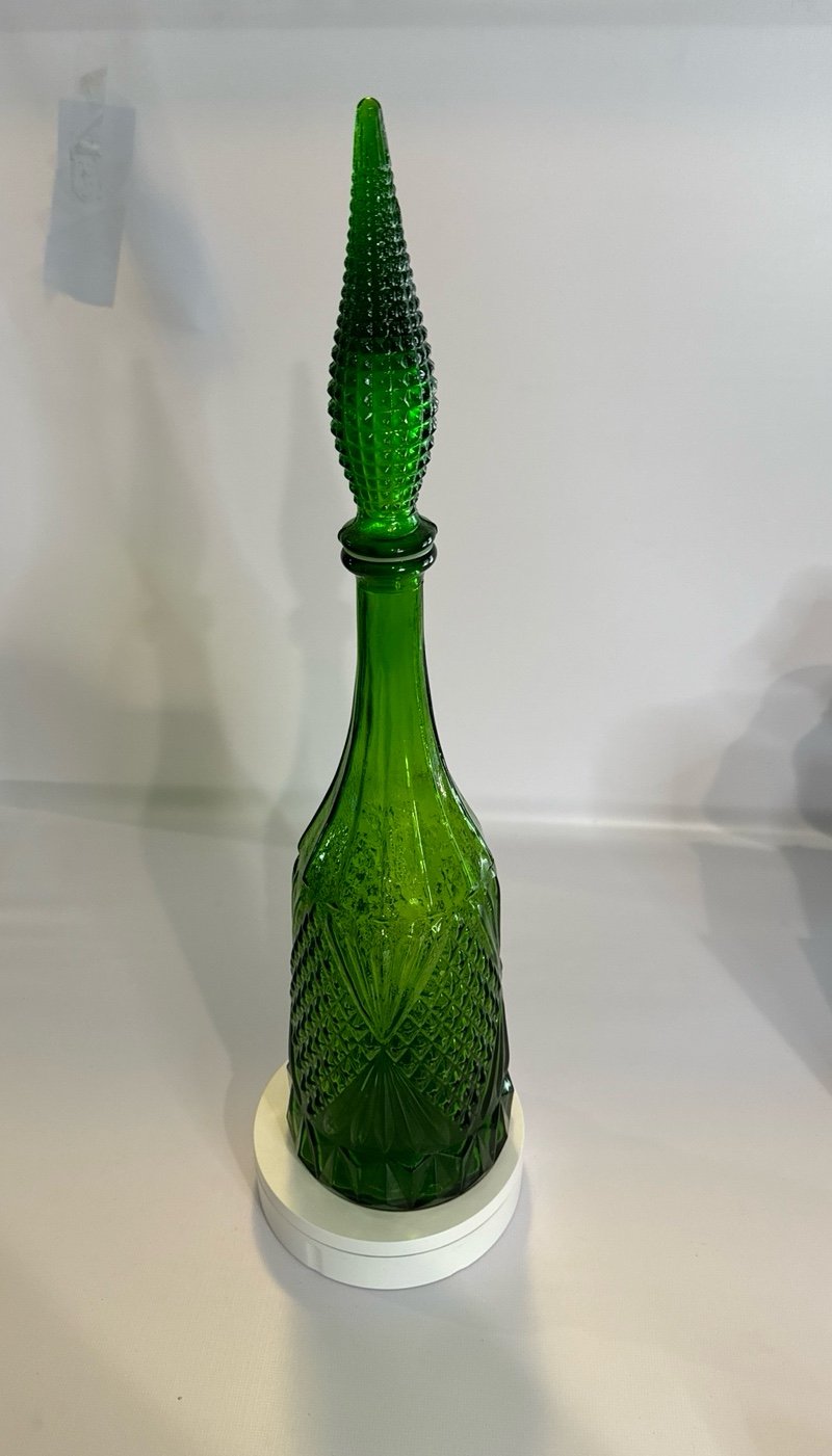 MCM Italian Empoli Genie Bottle Avacado green