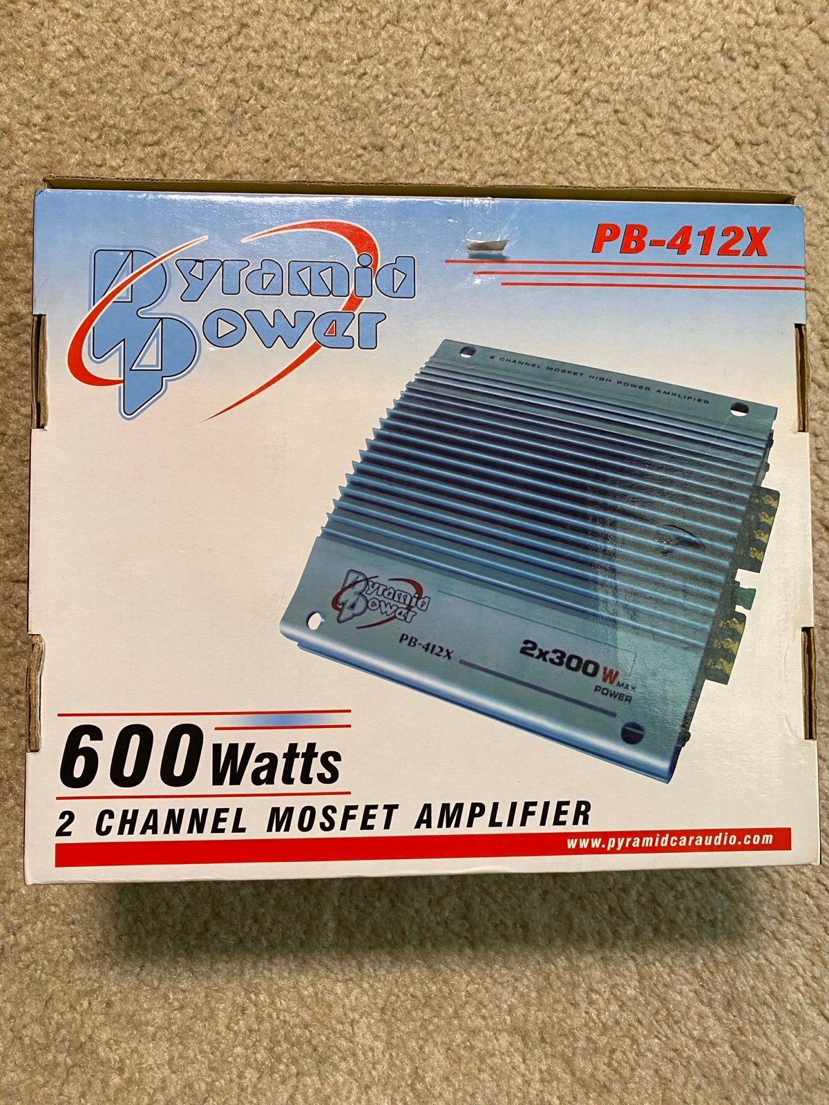 pyramid power pb-412x car audio amplifier