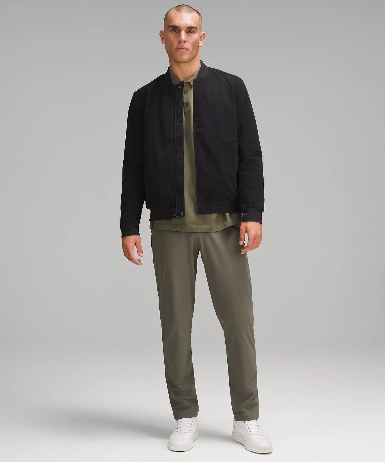 Lululemon Men’s Switch Over Bomber Jacket (S Black)