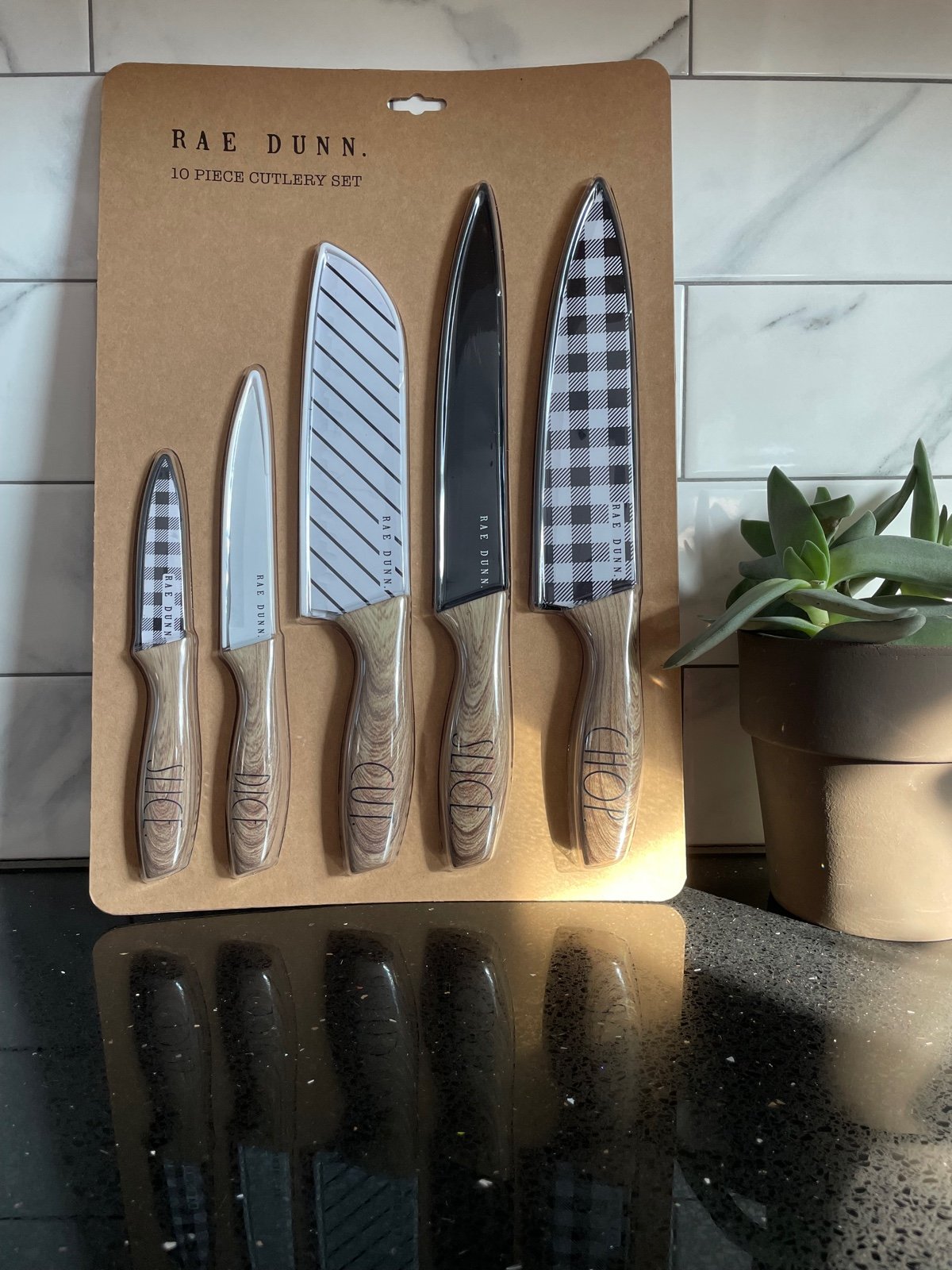 Rae Dunn Knofe Set **Brand New Discontinued, Hard to Find!**