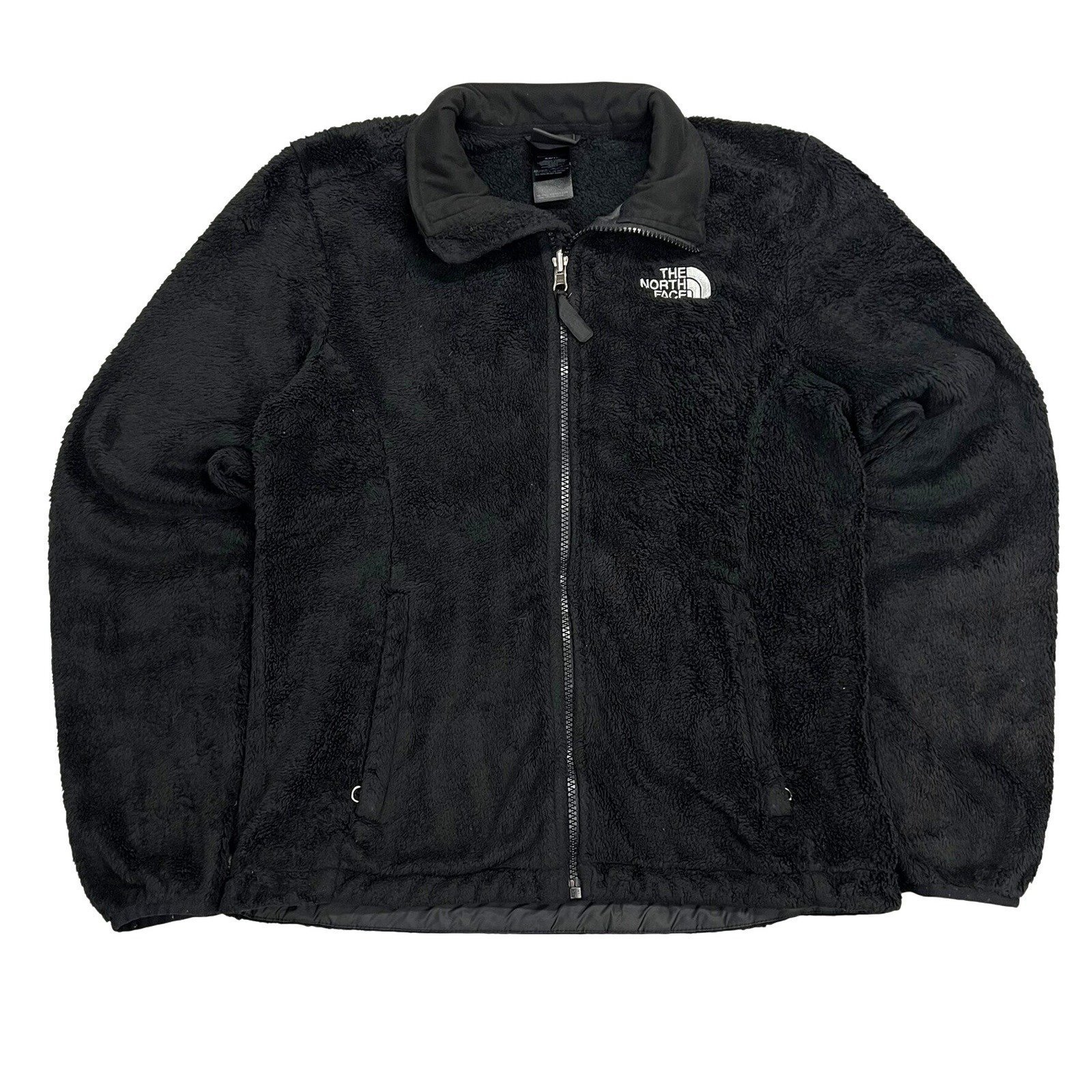 The North Face Osito Fleece Jacket Womens XS Black Full Zip Outdoor Hiking