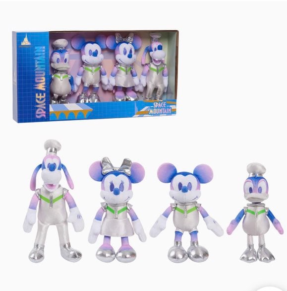 Walt World 50th Anniversary Celebration Space Mountain Collectible Plush Set