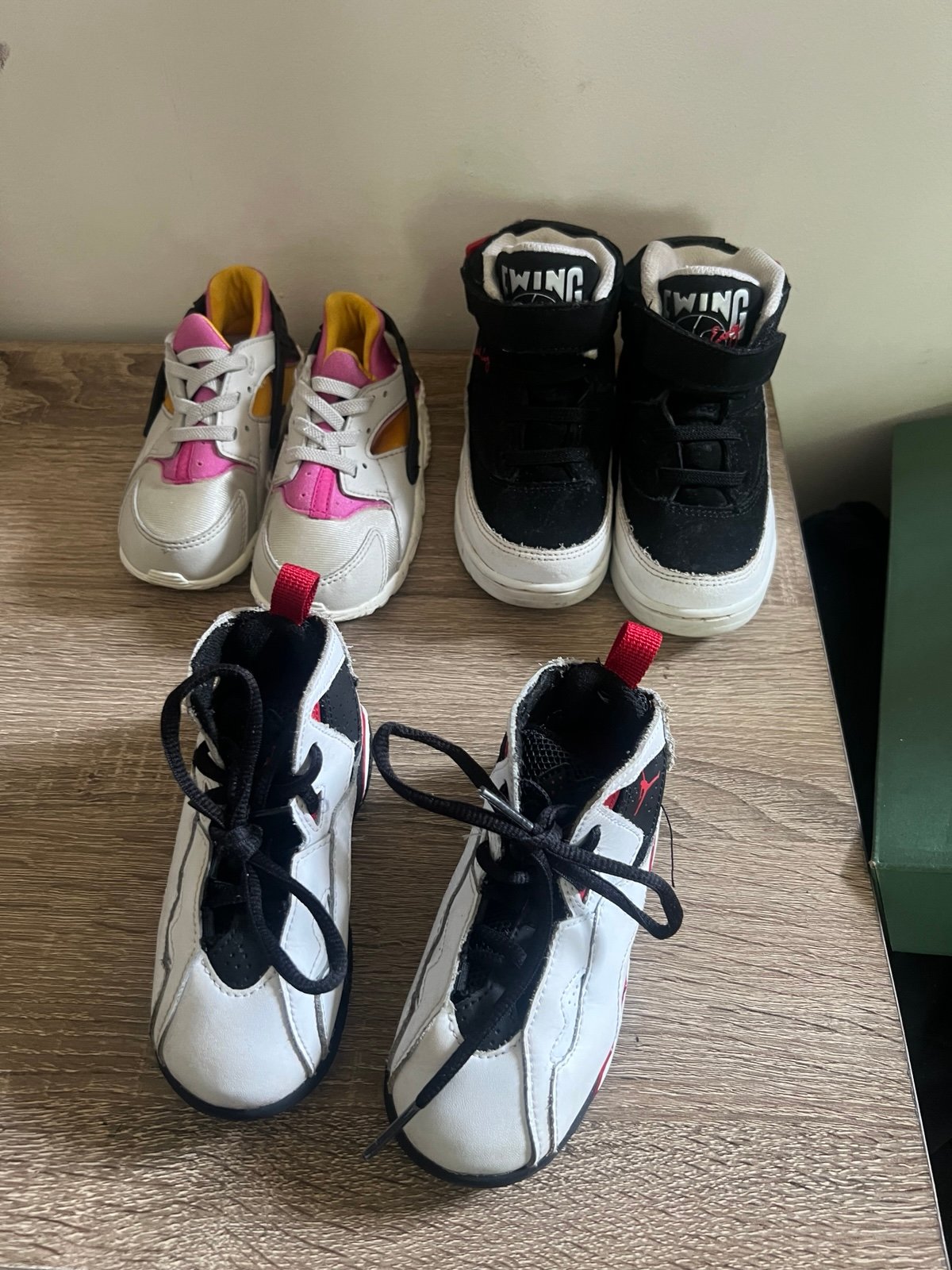 Lot of 3 kids sneakers size 8c