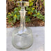 Vintage Etched Eagle Crystal Glass Decanter 1960s