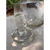 Vintage Etched Eagle Crystal Glass Decanter 1960s