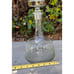 Vintage Etched Eagle Crystal Glass Decanter 1960s