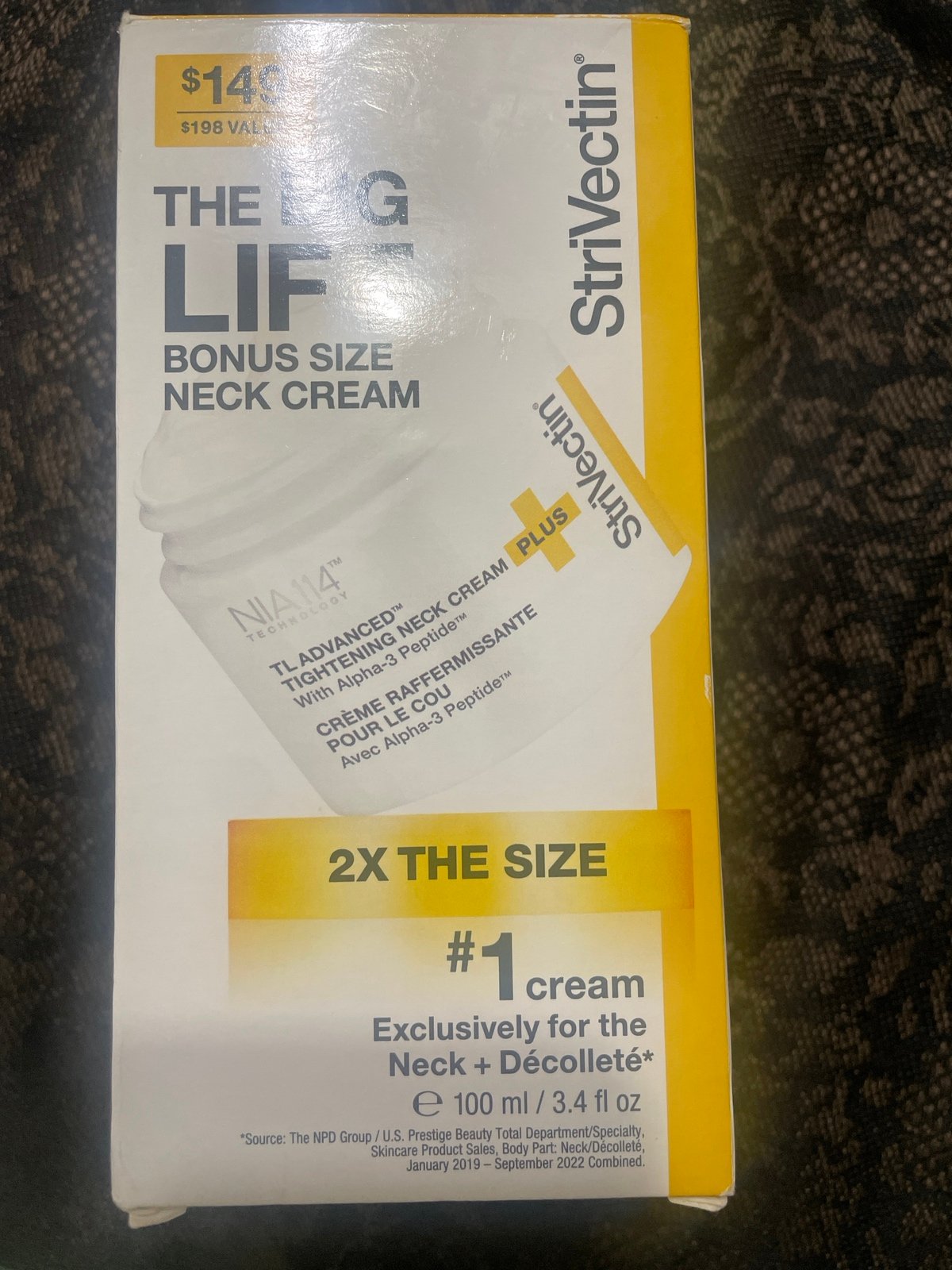 StriVectin advanced tightening neck cream (worth 200)