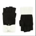 KATE SPADE BOW CUFF POP TOP GLOVES - Blk/Cream BNWT Ltd Edition SO 2024