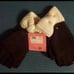KATE SPADE BOW CUFF POP TOP GLOVES - Blk/Cream BNWT Ltd Edition SO 2024