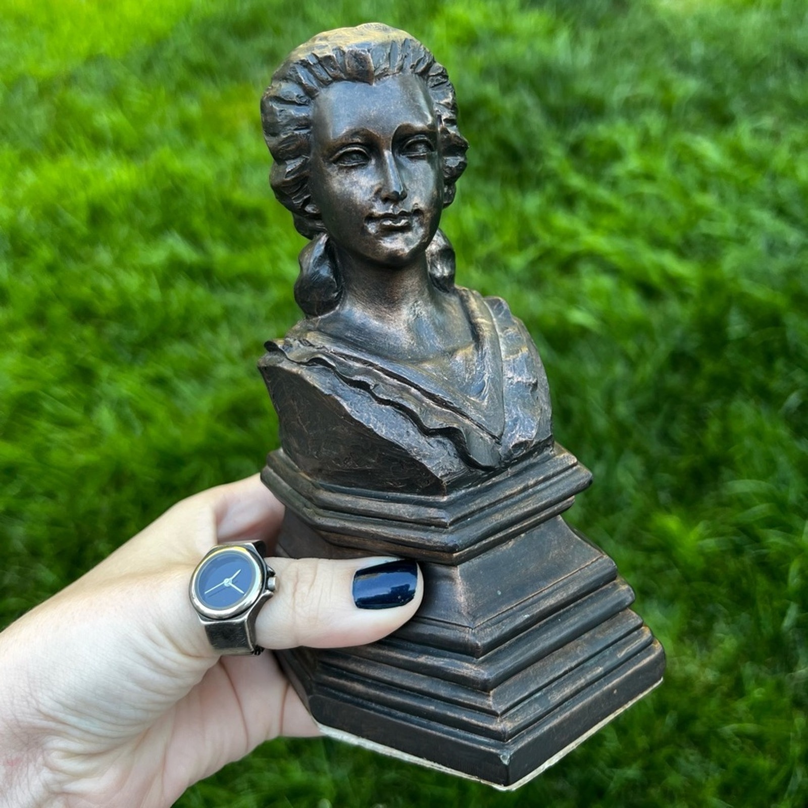 Russian Empress Catherine The Great Bust Statue Shelf Art Sculpture Zodax 7