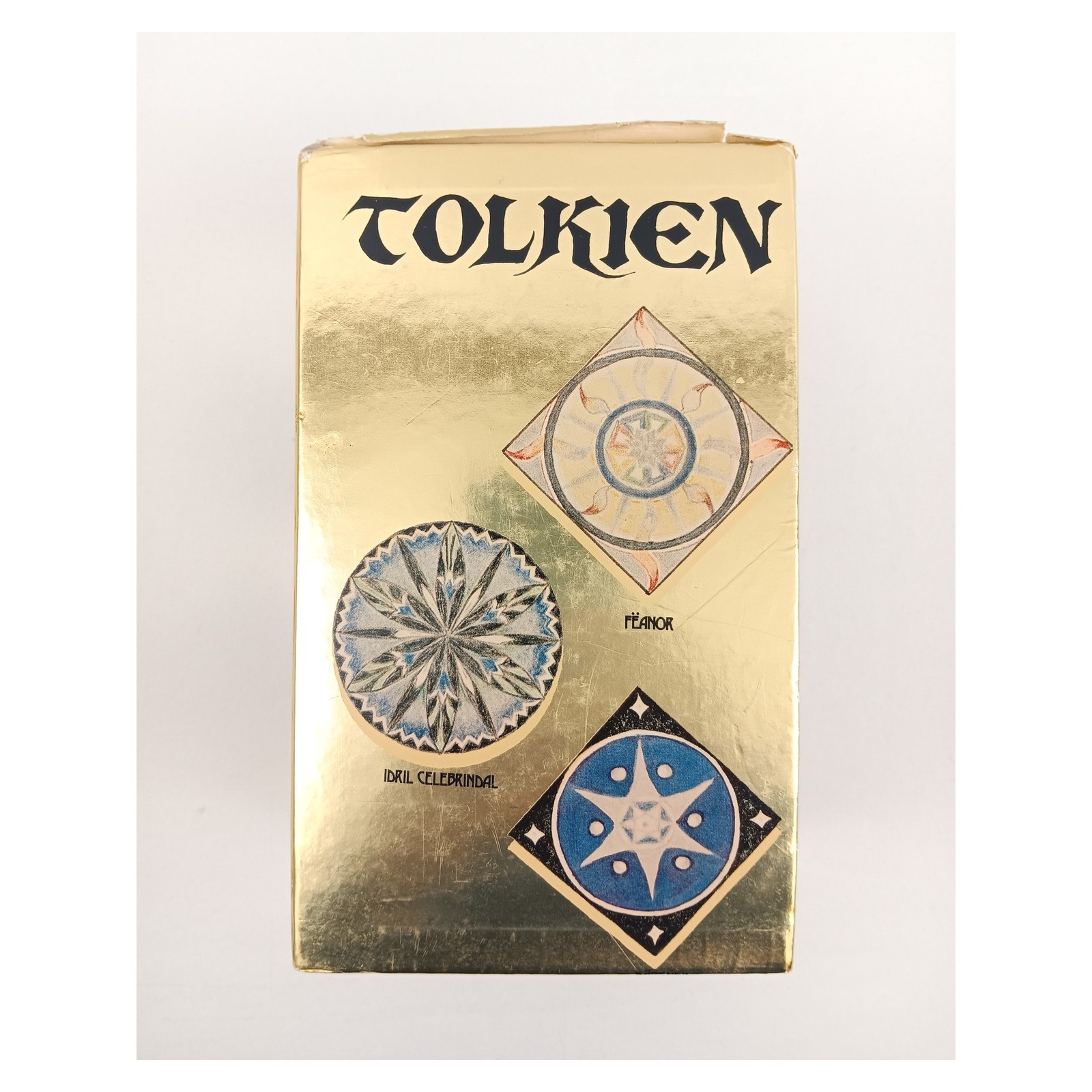 JRR Tolkien The Hobbit Lord of the Rings 4 Book Set Gold Slipcase Ballantine