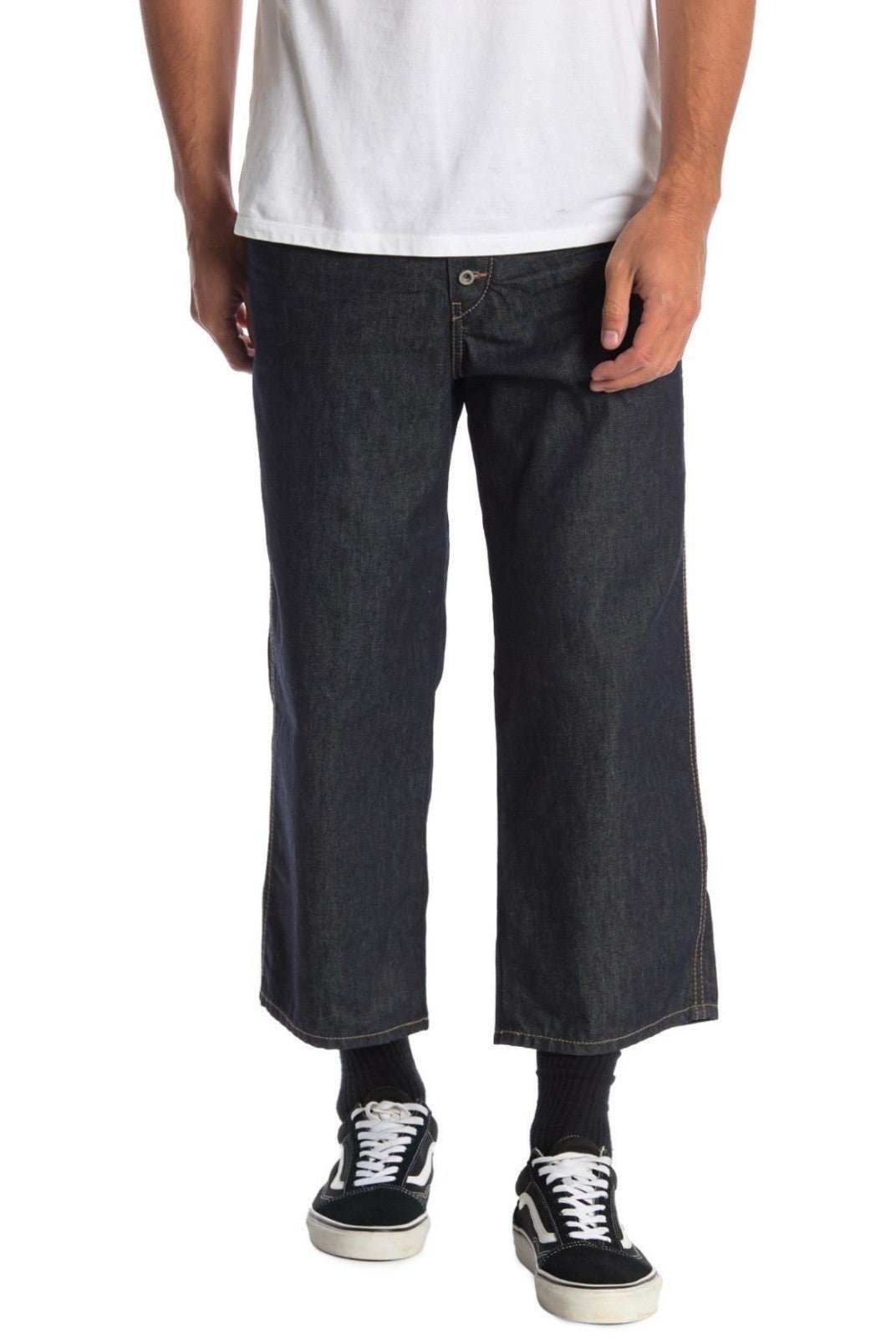 Diesel Flip Comfort Cropped Straight Leg Jeans Denim MADE IN ITALY