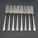 Gorham Plate 1930 LADY CAROLINE Dinner Fork Set of 8 VTG Rare