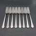 Gorham Plate 1930 LADY CAROLINE Dinner Fork Set of 8 VTG Rare
