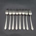Gorham Plate 1930 LADY CAROLINE Dinner Fork Set of 8 VTG Rare