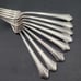 Gorham Plate 1930 LADY CAROLINE Dinner Fork Set of 8 VTG Rare