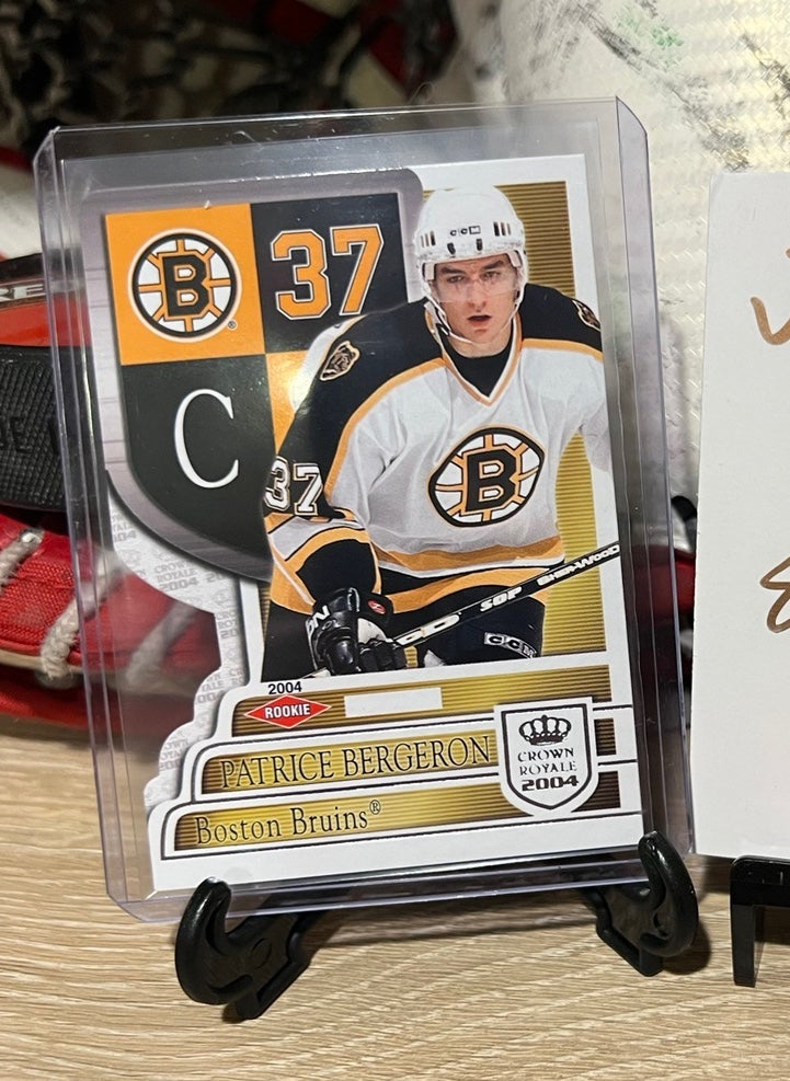 Patrice Bergeron Boston Bruins rookie crown royal