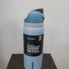 Owala FreeSip Stainless Steel Water Bottle / 32oz / Color: Rainstorm / Honest