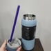 Owala FreeSip Stainless Steel Water Bottle / 32oz / Color: Rainstorm / Honest