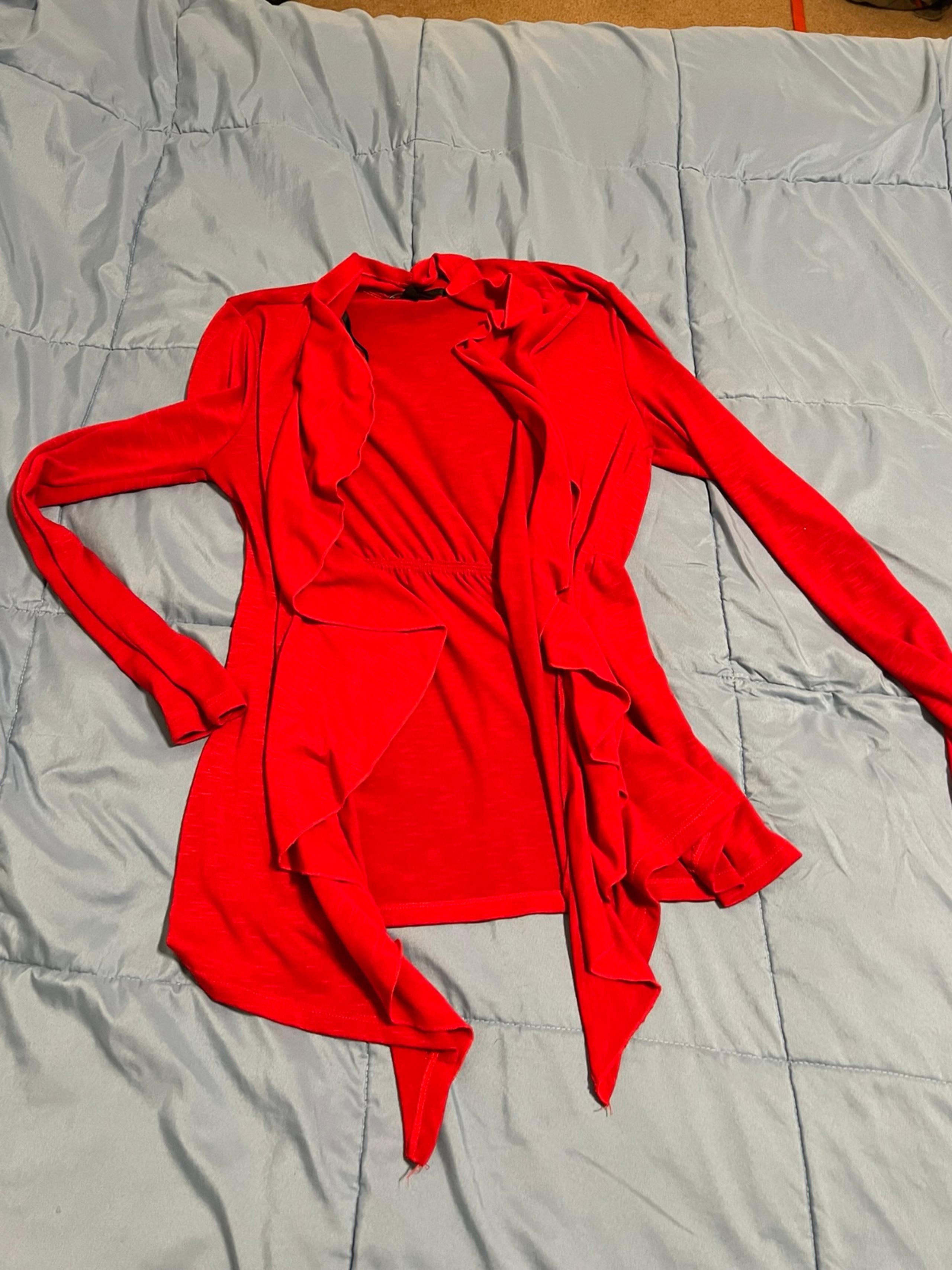 BCX women’s cardigan size large red