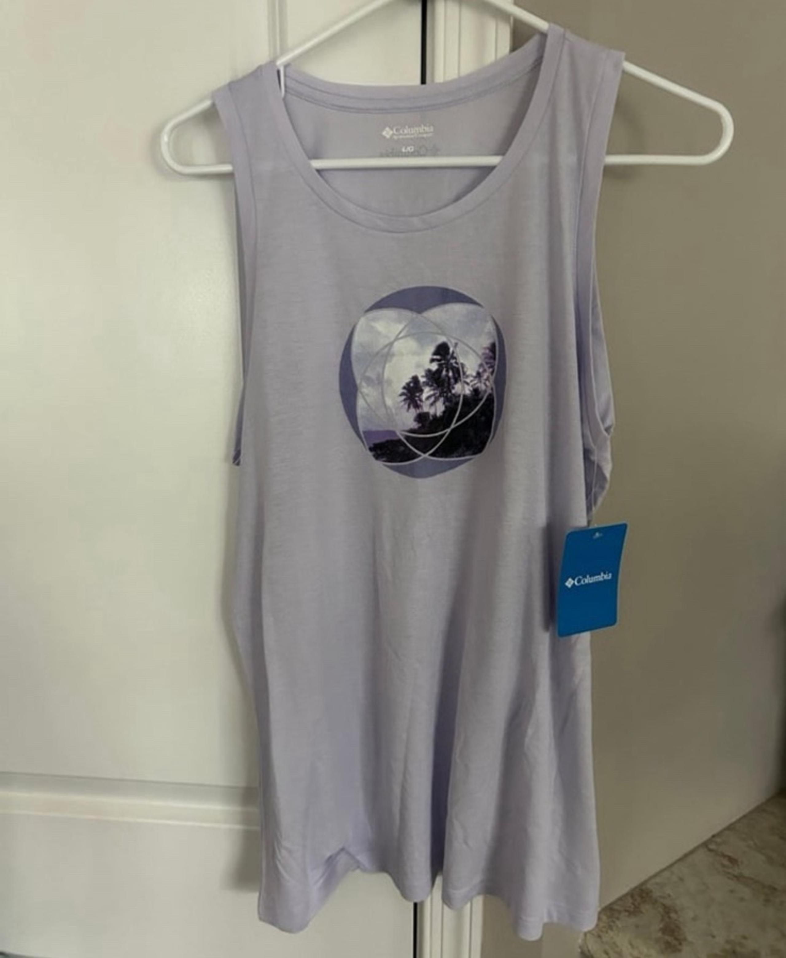 Women’s Columbia Tank Top Purple Large NWT
