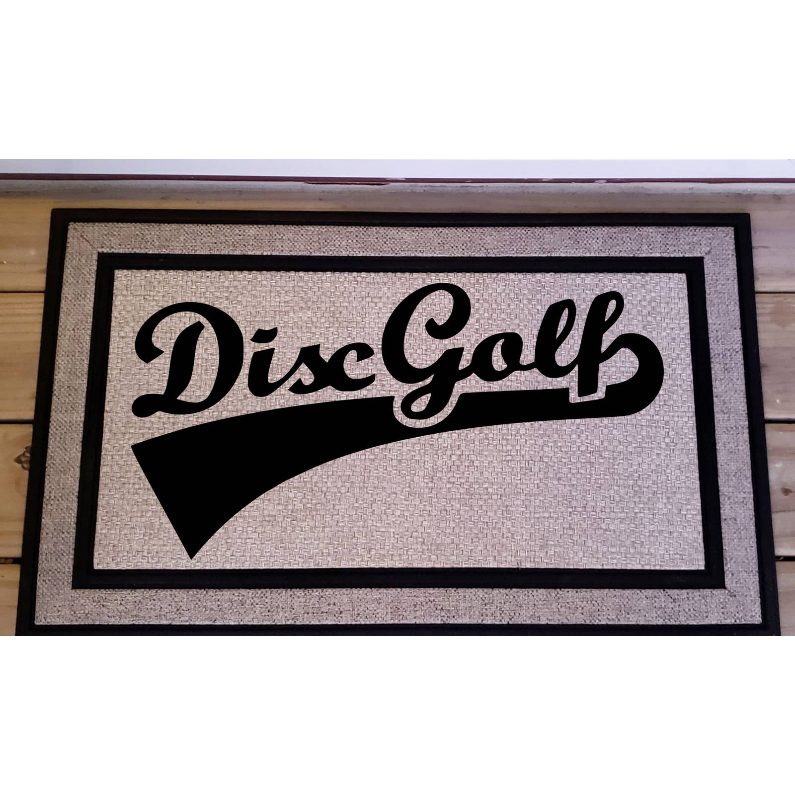 Disc Golf DiscGolf Logo Door Mat Rug Carpet