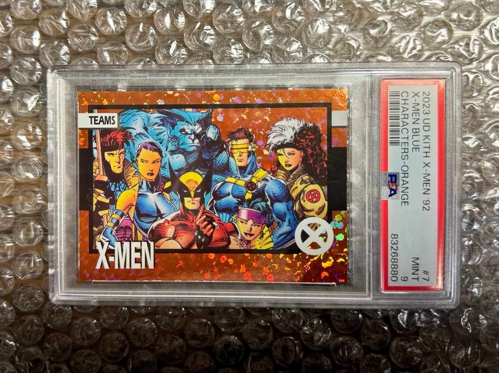 2023 UD KITH X-MEN '92 X-MEN BLUE CHARACTERS-ORANGE
