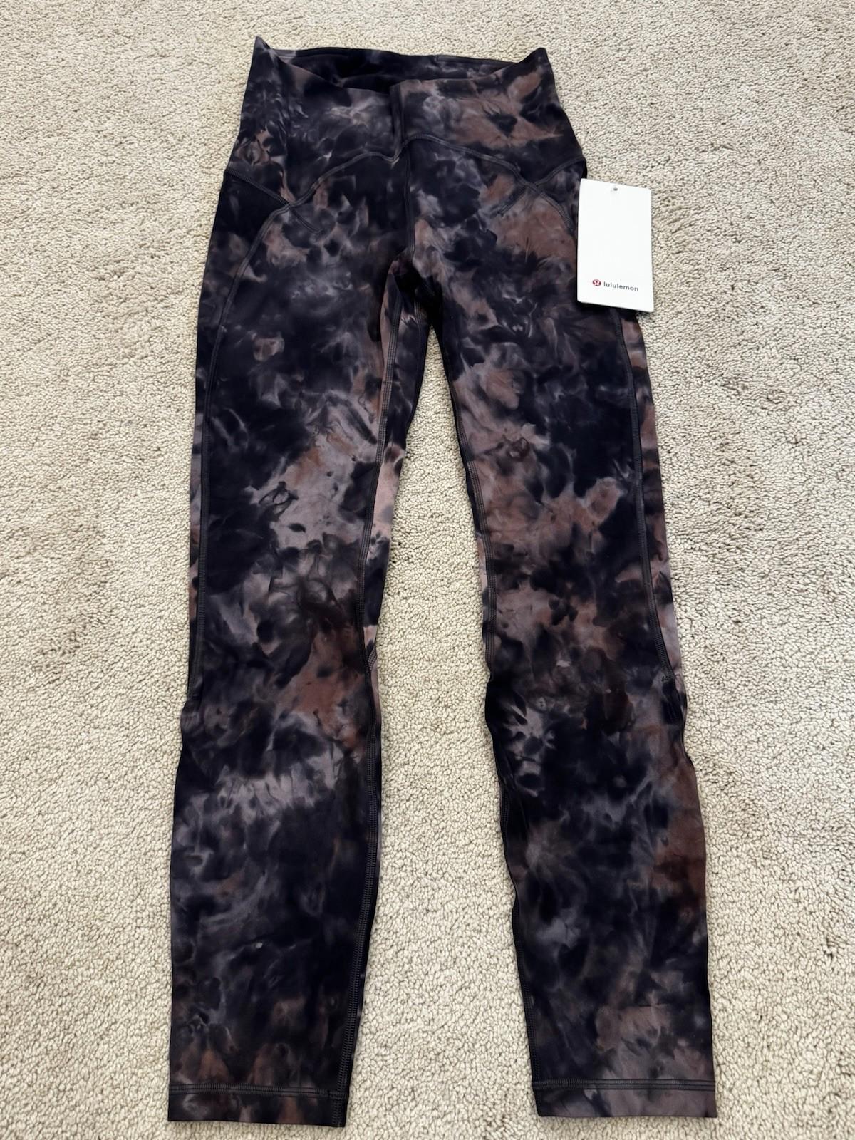 NWT Lululemon Unlimit HR 25 Tight *Keyhole Nulu Size 6 Color DDGP Diamond Dye