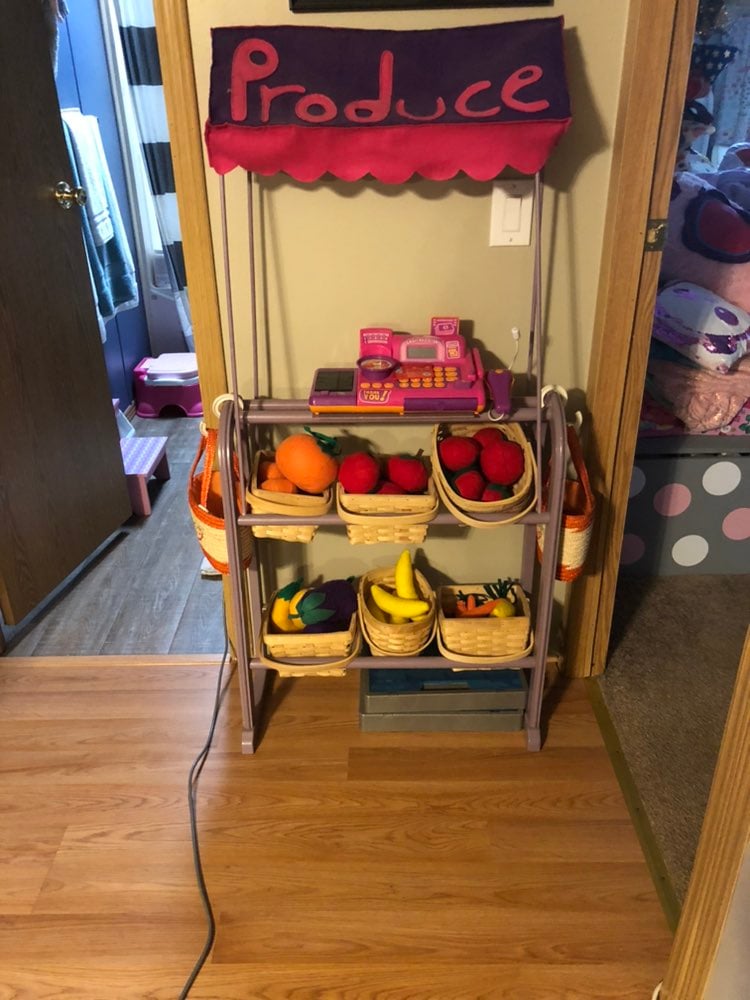 Kids produce stand