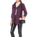 The Kooples plum purple open mohair blend cardigan sz 1