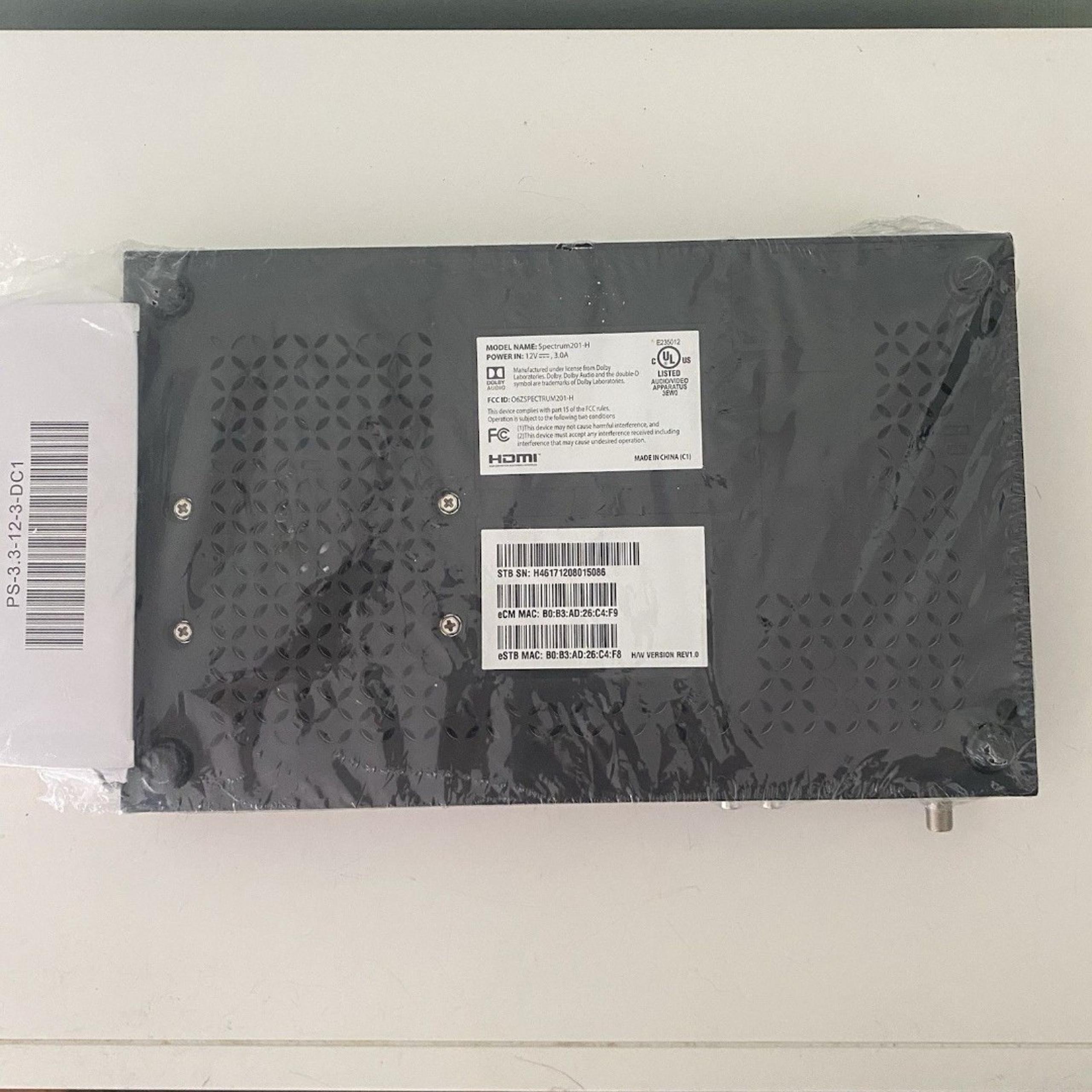 Spectrum Digital Receiver Box 201-H Box New Black