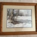 Burton Dye Framed Print Winter Solitude