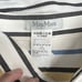 Max Mara Mini Skirt Women's Size 10 Orange Sulmona Striped Casual Summer