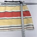 Max Mara Mini Skirt Women's Size 10 Orange Sulmona Striped Casual Summer