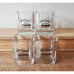 Set of 4 Jack Daniels Low Ball Whiskey Glasses