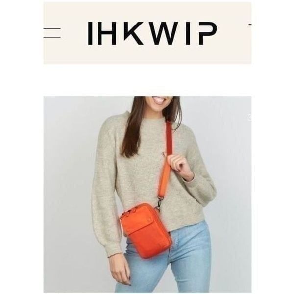 NWT IHKWIP Orange Crossbody Bag