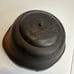 Japanese Carved Wooden Trinket Unique Box Vintage Mt Fuji Round 4” x 4.5”