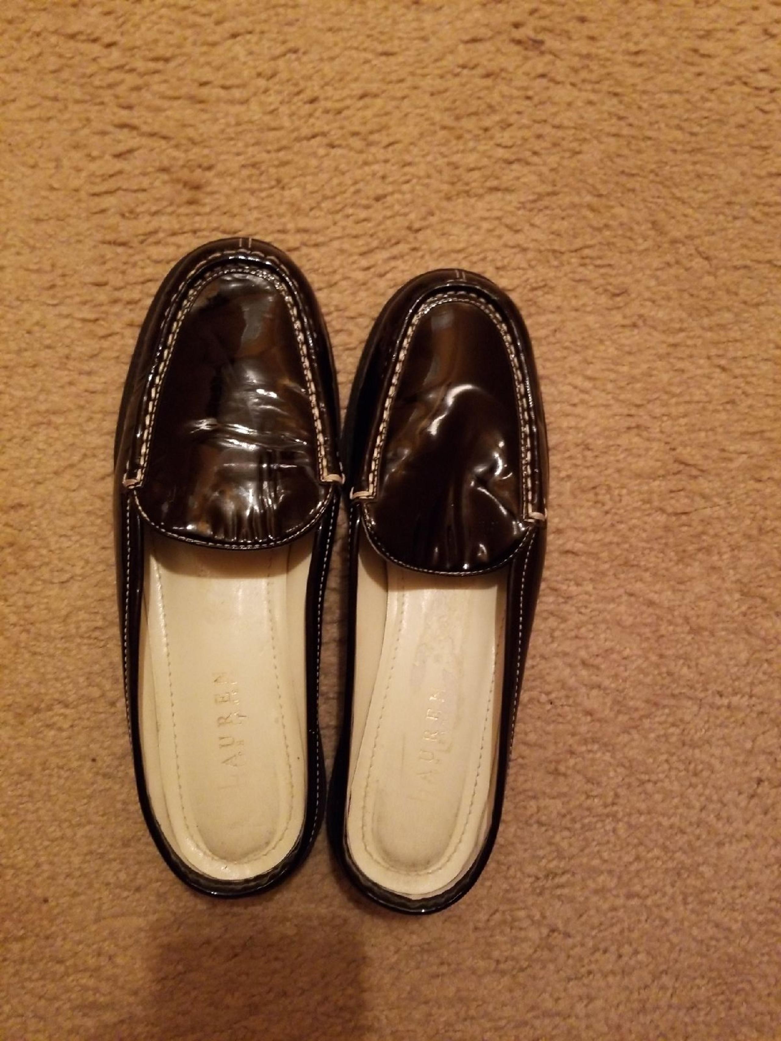 Ralph Lauren Patent Leather Mules