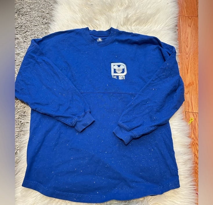 Blue disney authentic crewneck
