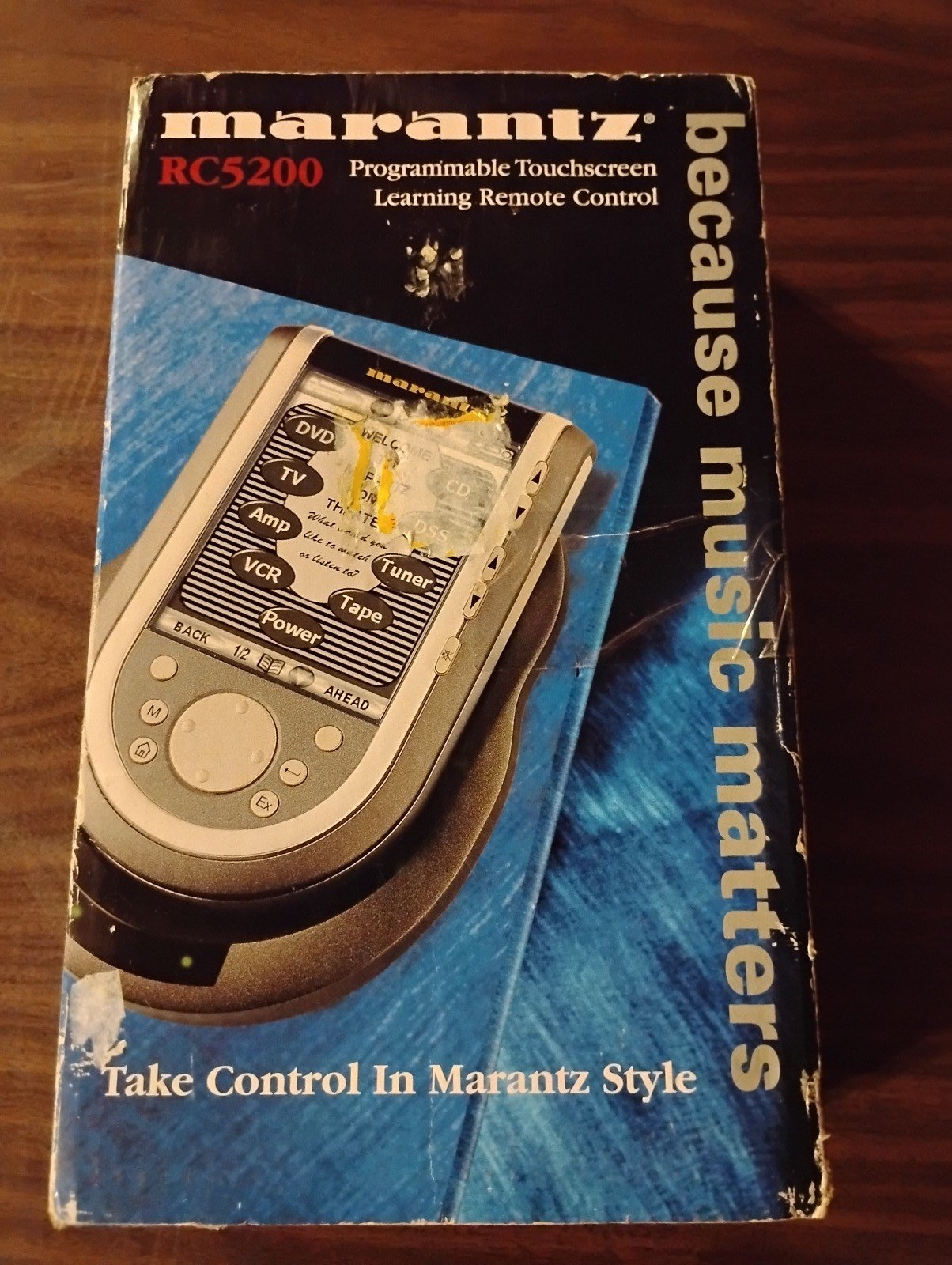 Marantz RC9200 Programmable Touch Screen Universal Remote Control tested working