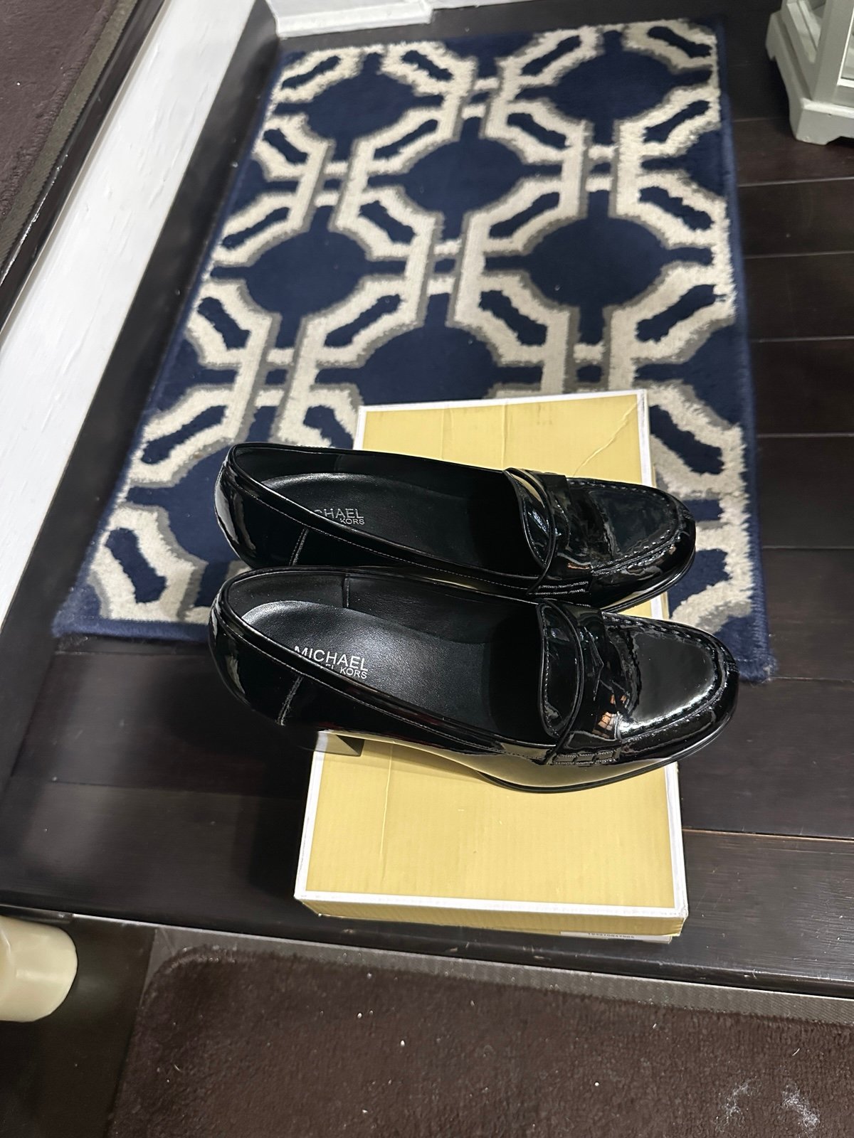 Michael Kors Buchanan patent leather loafers