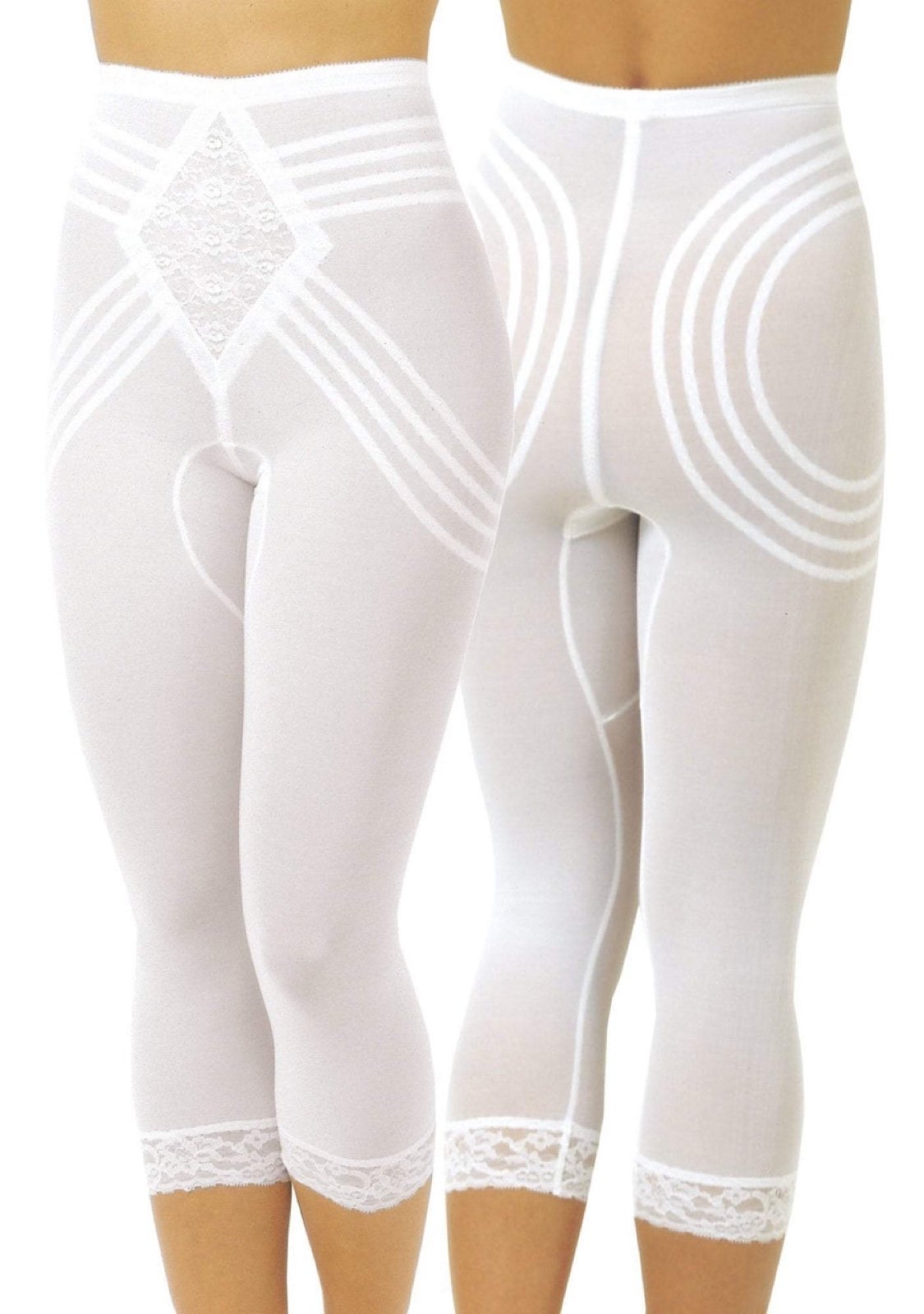RAGO Style 6269 | Leg Shaper/Pant Liner Firm Shaping In White size 2X NEW