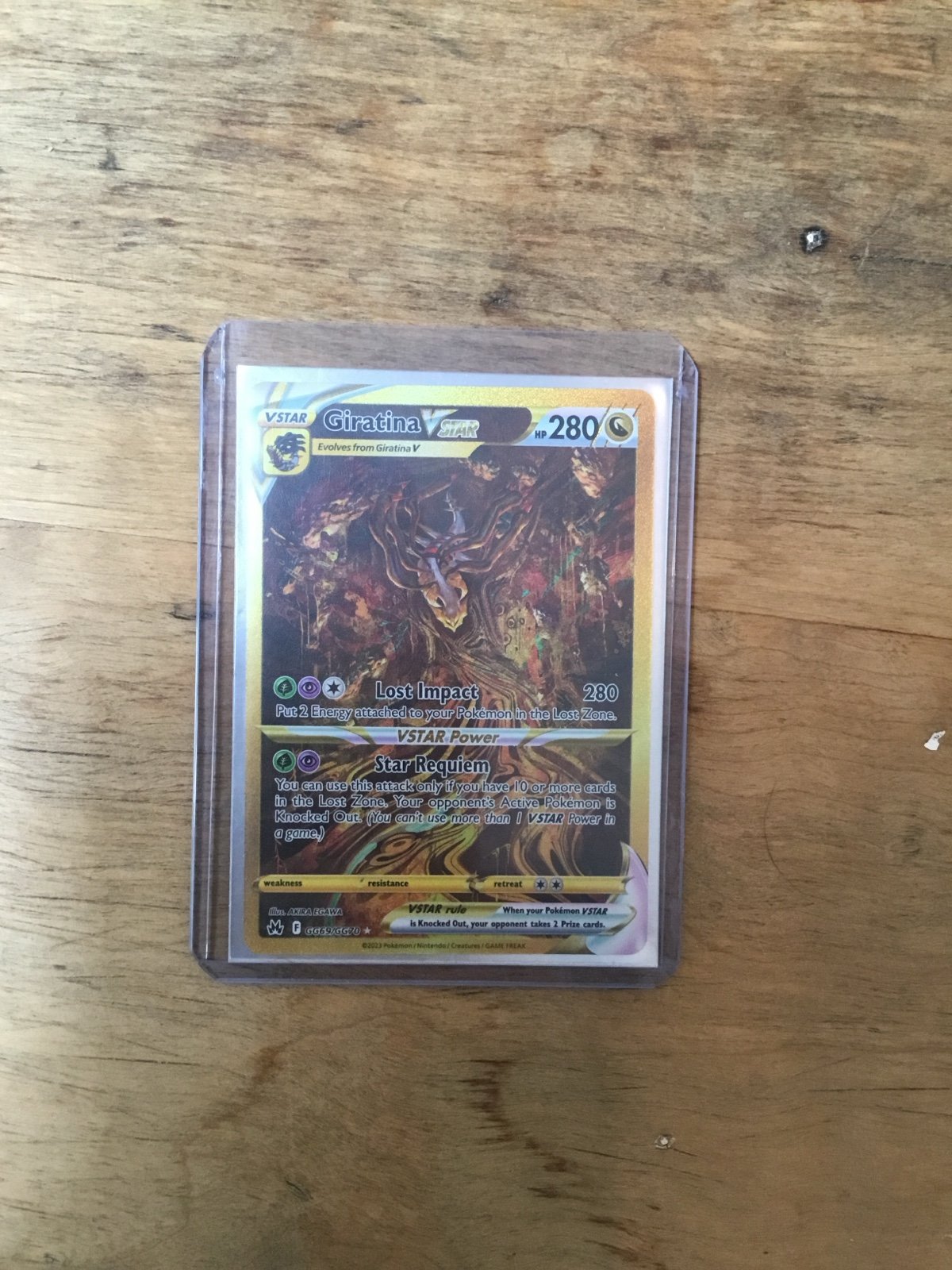 Giratina VSTAR secret rare GG69/GG70