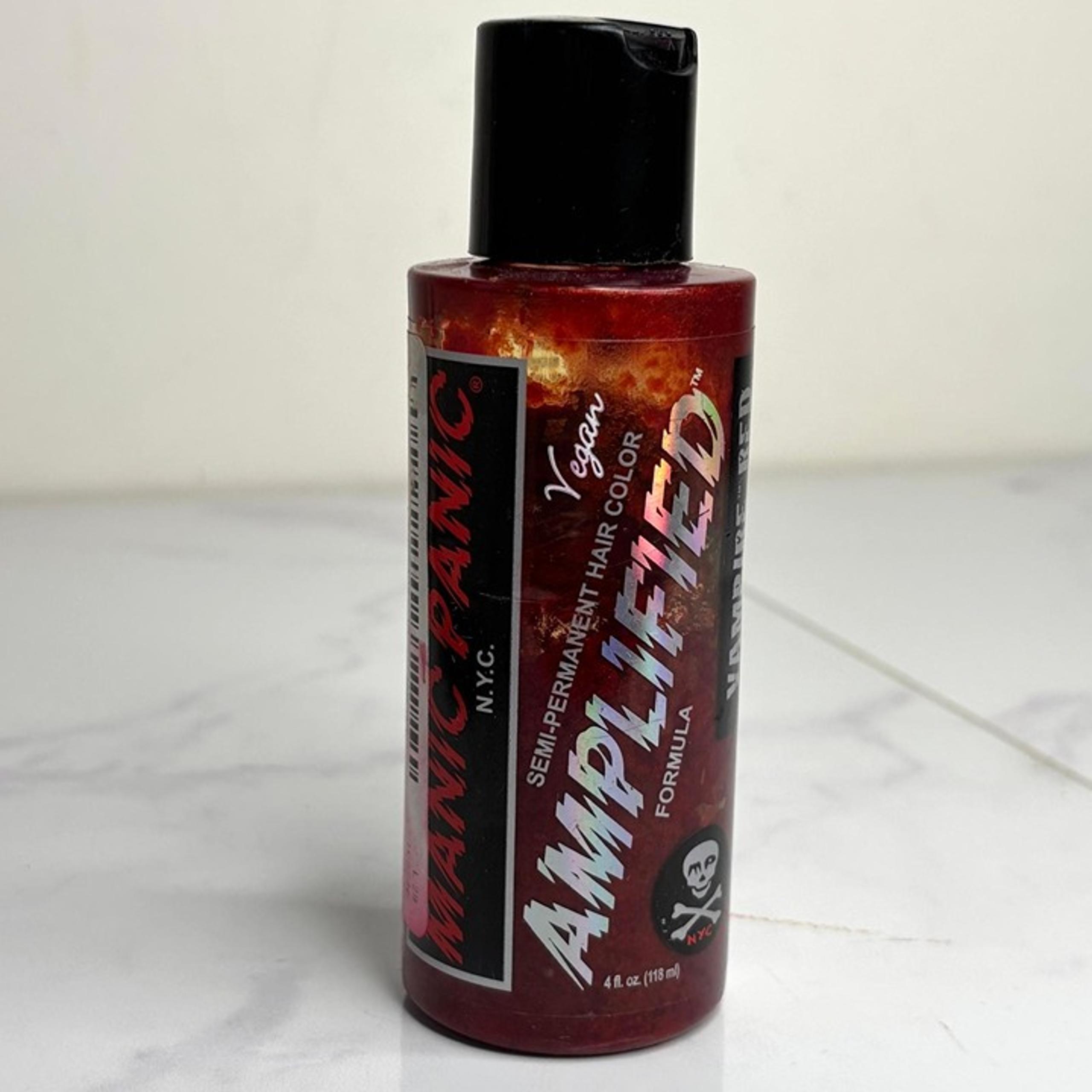 MANIC PANIC Vegan Formula Semi-Permanent Hair Dye - VAMPIRE RED 4 fl oz