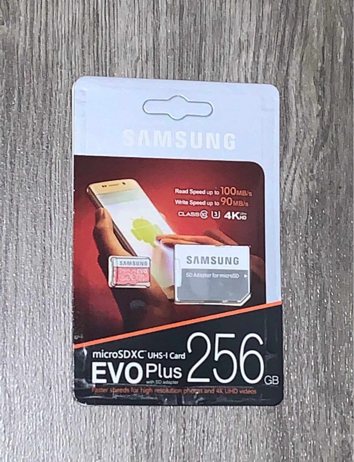 SAMSUNG EVO+ 256GB SD CARD