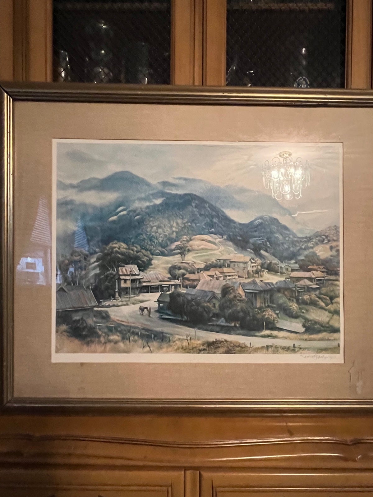 Kenneth Jack Australian Artist , Original (Signed) Collotype , Sunlight Breaking