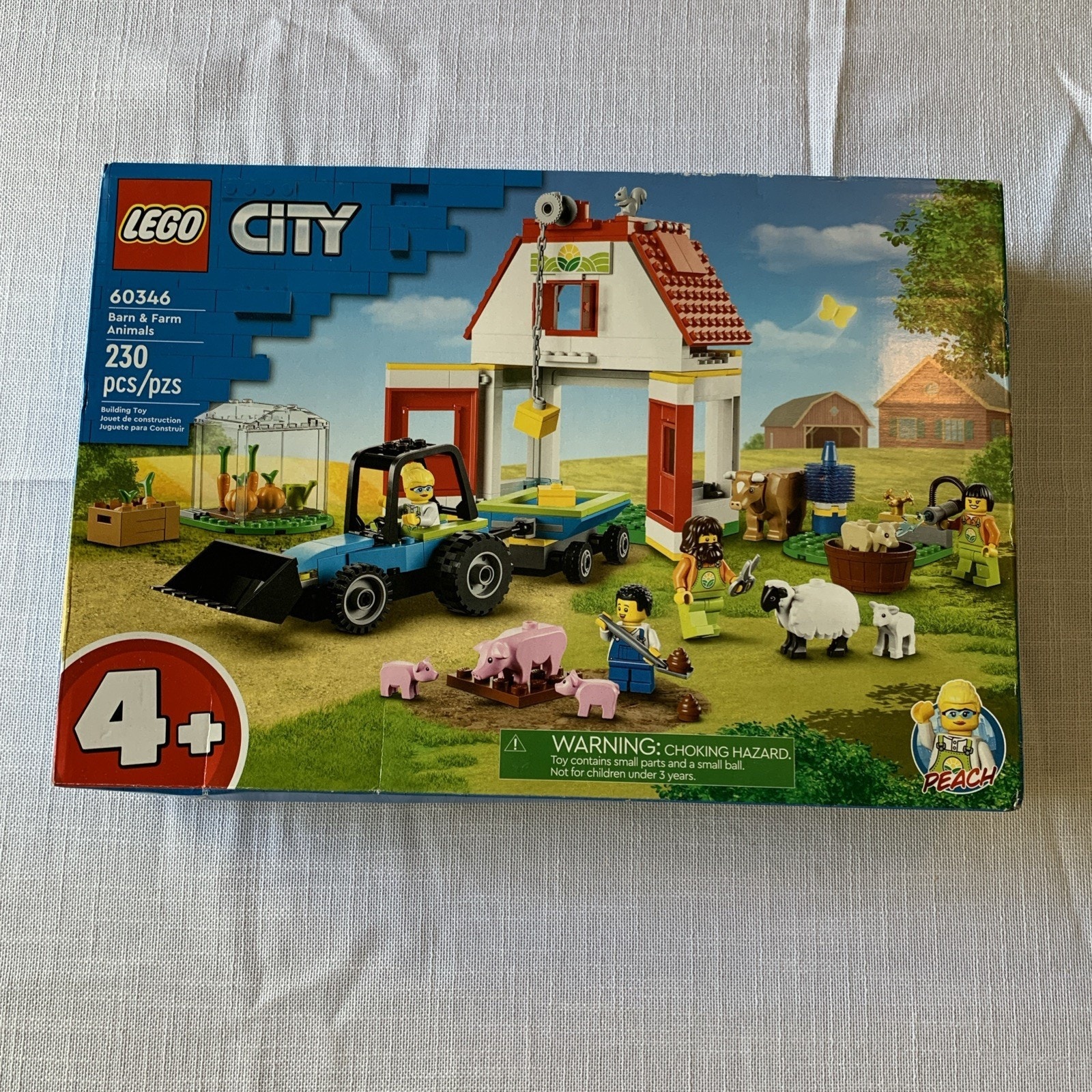 LEGO CITY Barn & Farm Animals 60346 NEW in Sealed BOX 230 Pieces - Retired