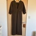 Dark brown all-in-one with buttons