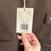 Dark brown all-in-one with buttons